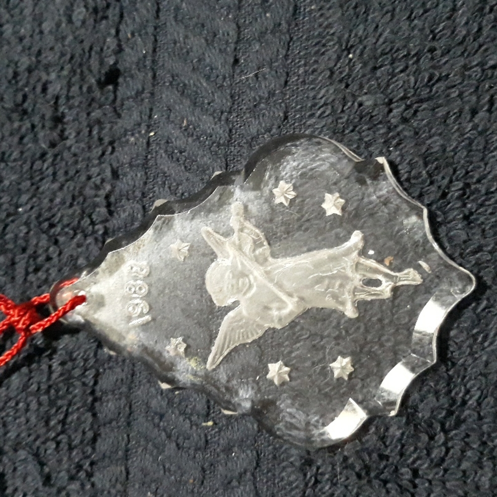VINTAGE SPIEGEL ANNUAL ANGEL ORNAMENT